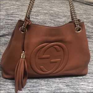 Authentic Gucci Soho Shoulder Bag